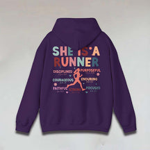 Half Marathon Running Religous Hoodie