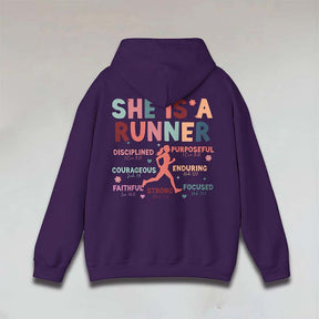 Half Marathon Running Religous Hoodie
