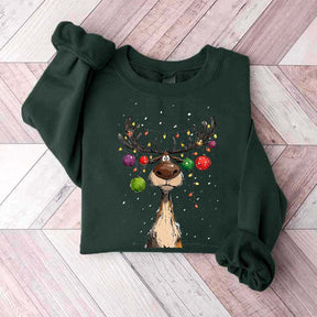 Vintage Reindeer Christmas Winter Sweatshirt