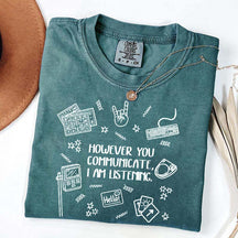 Everyone Communication Speechie AAC Bcba Aba T-Shirt