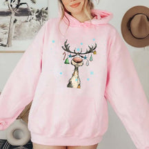 Vintage Reindeer Hoodie