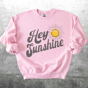 Retro 70s Style Hey Sunshine Sweatshirt