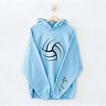 Personalized Volleyball Mom Name Hoodie