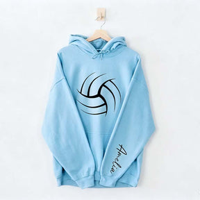 Personalized Volleyball Mom Name Hoodie