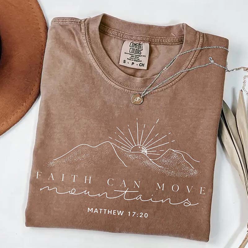 Minimal Faith Can Move Mountains T-Shirt