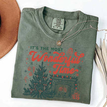 It's The Most Wonderful Time Vintage Christmas T-Shirt