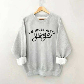 I'm Nicer After Yoga Sweatshirt