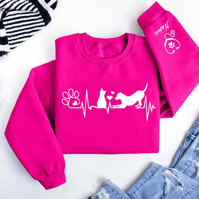 Custom Vet Tech Animal Doctor Sweatshirt