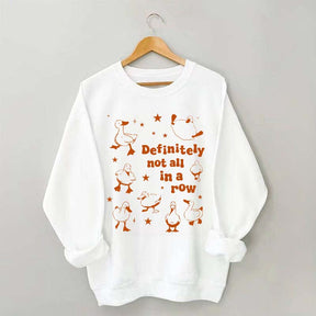 Retro Ducks Not in A Row Sweatshirt