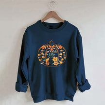 Fall Floral Pumpkin Sweatshirt