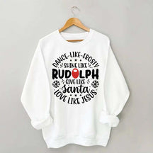 Shine Like Rudolph Heathered Sweatshirt