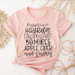 Cute Fall Graphic Quote T-Shirt