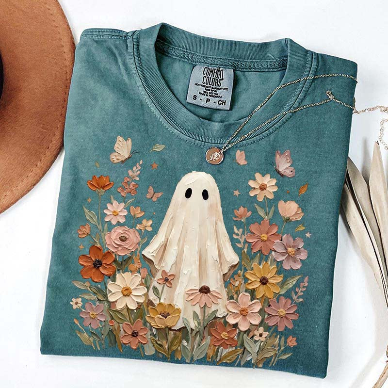 Vintage Ghost Fall Comfort Colors T-Shirt