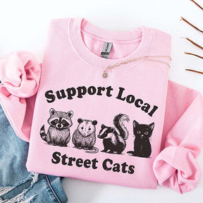 Support Local Street Cats Sweatshirt