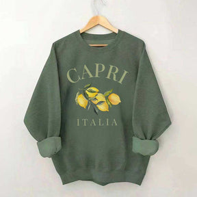Capri Italia Lemons Amalfi Coast Sweatshirt