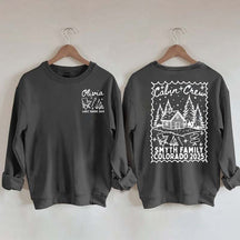 Group Cabin Camping Trip Sweatshirt