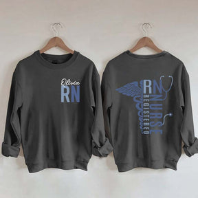 Personalized Registered Nurse Sweatshirt
