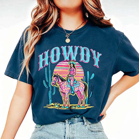 Comfort Colors Howdy Western Cowgirl T-Shirt