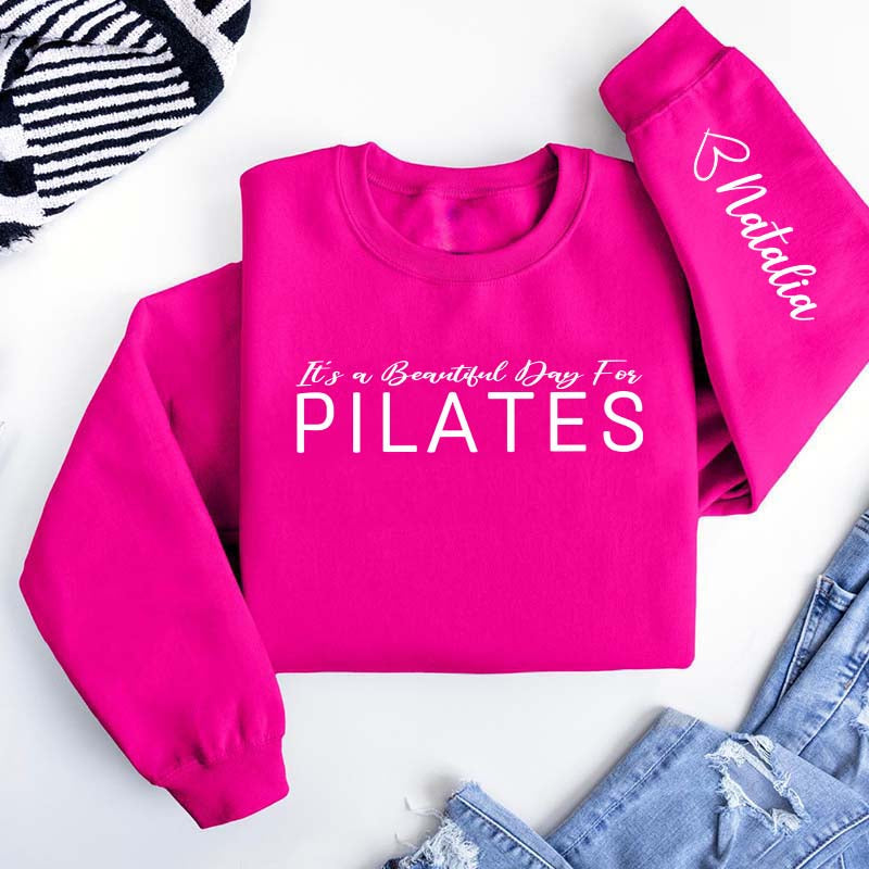 Personalized Pilates Mom Sweatshirt