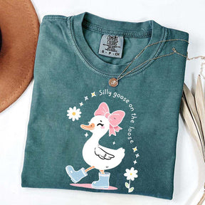 Silly Goose On The Loose Floral T-Shirt