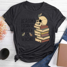 Book Lover Round Neck T-shirt