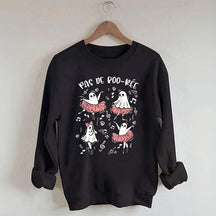Pas De Boo-rée Halloween Ghost Sweatshirt