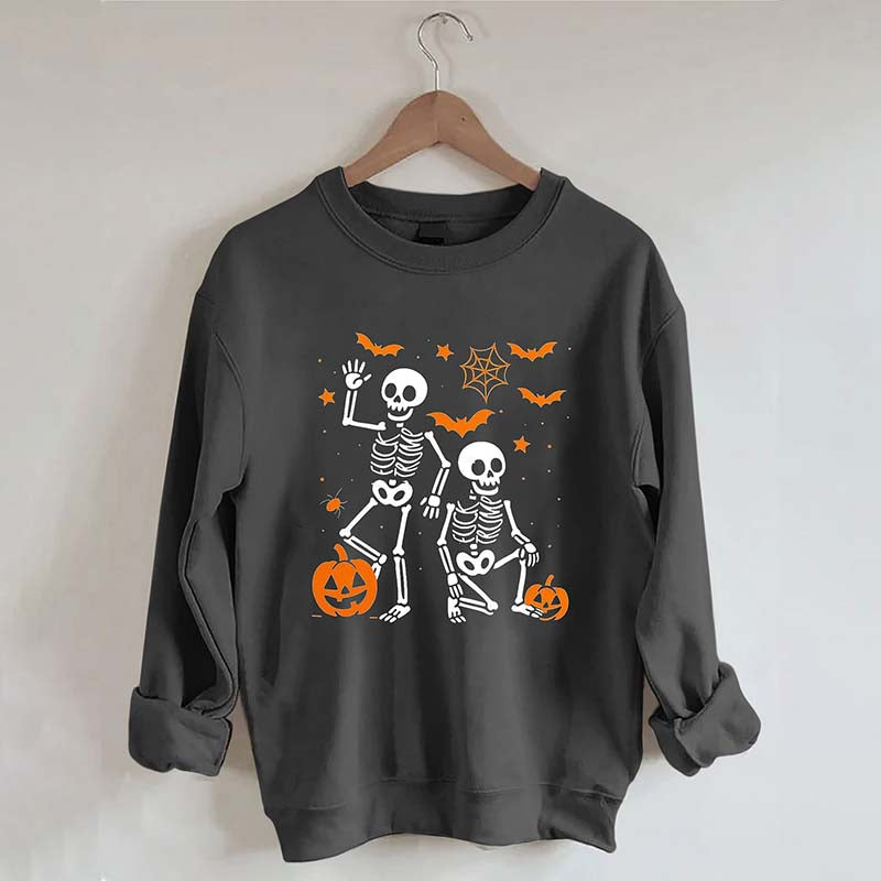 Funny Slightly Subtle FDT Halloween Skeleton Sweatshirt