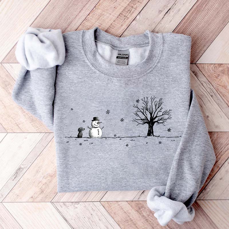 Let It Snow Snowman Sweatshirt