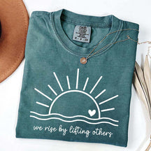 We Rise By Lifting Others Simple T-Shirt