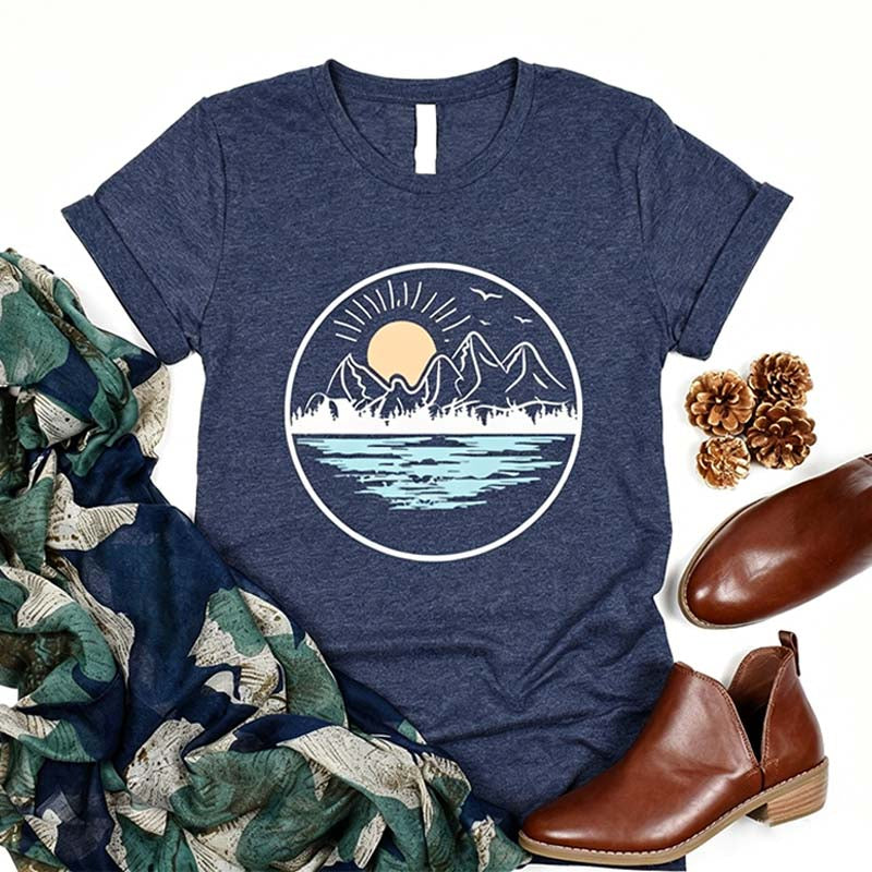 Mountain Lake Nature Lover T-Shirt