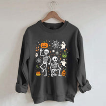 Slightly Subtle FDT Halloween Skeleton Sweatshirt