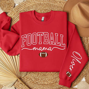 Personalize Football Season Mama Sweatshirt