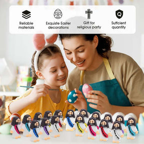 Pocket Jesus Loves You hurch Christmas Party Favors Baptism Gifts Figurines