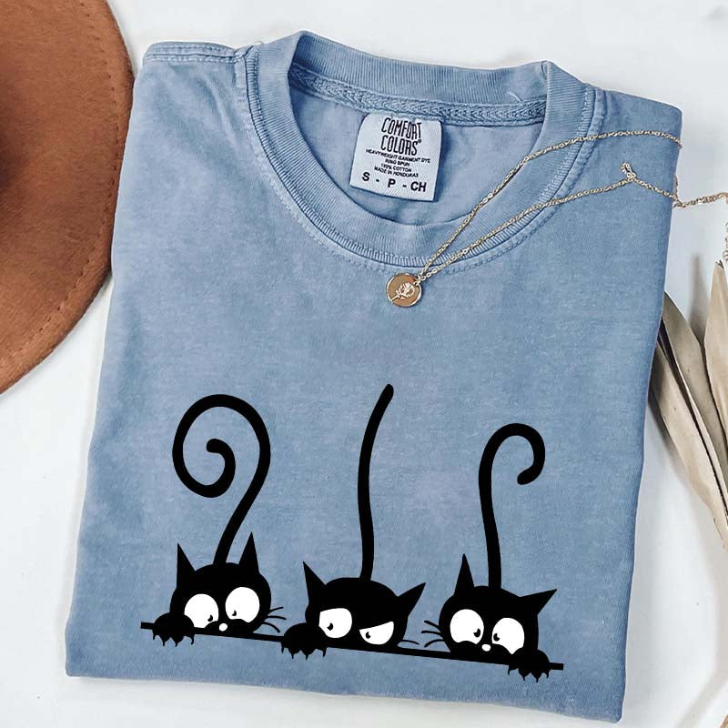 Black Cats Graphic T-Shirt