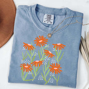 Boho Wildflower Aesthetic T-Shirt