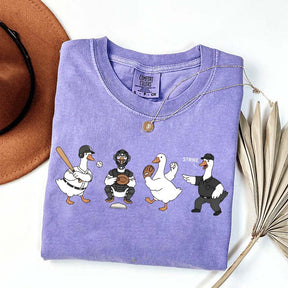 Baseball Goose Player T-Shirt