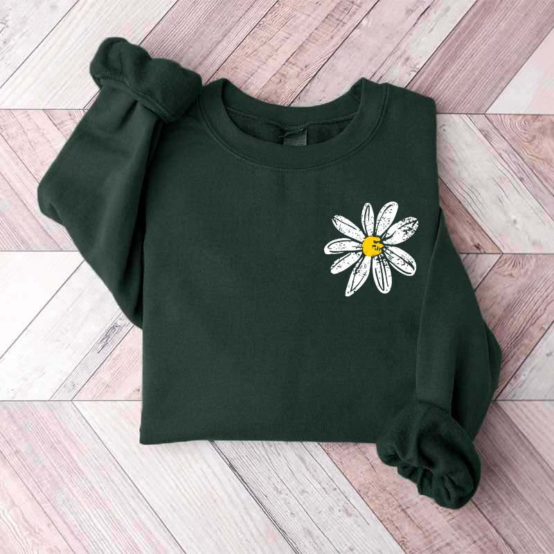 Daisy Retro Floral Sweatshirt