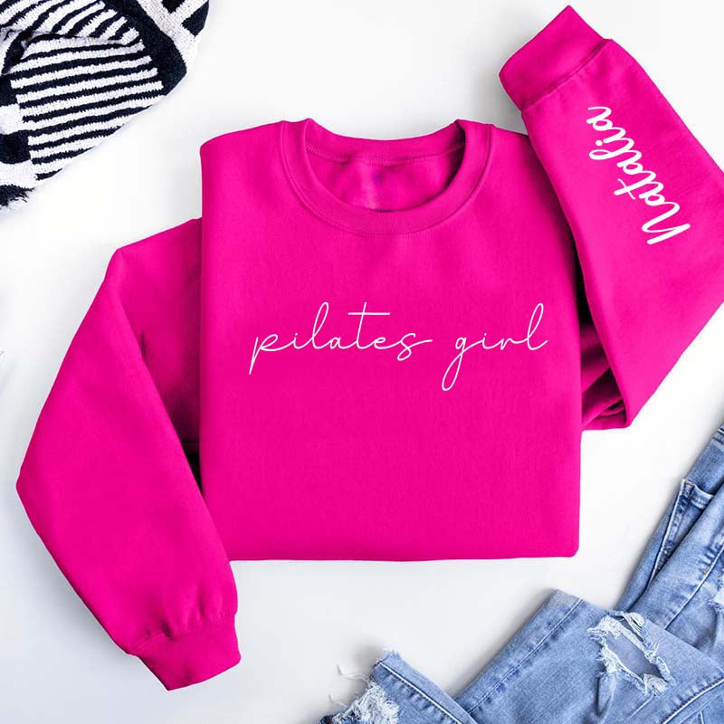 Custom Pilates Girl Sweatshirt