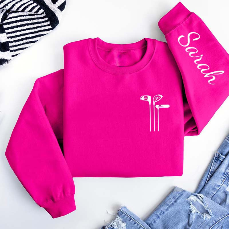 Custom Name Golf Sweatshirt