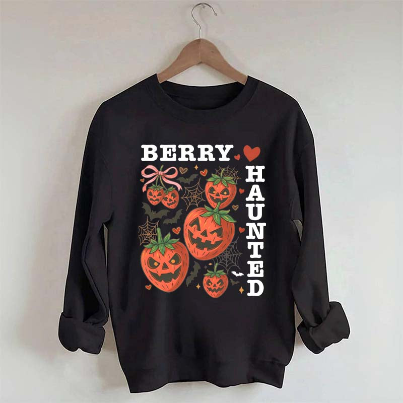 Strawberry Coquette Summerween Scary Fruit Sweatshirt