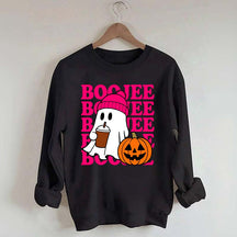 Boojee Ghost Halloween Pumpkin Sweatshirt