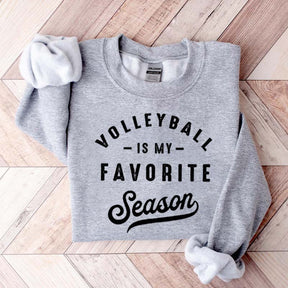 Volleyball Is My Favorite Season Team Spirit Sweatshirt