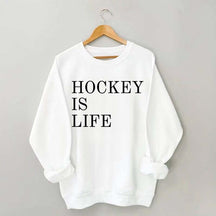 Hockey Is Life Minimalist Sweatshirt