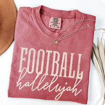 Distressed Retro Football Hallelujah T-Shirt