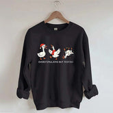 Overstimulated But Festive Sweatshirt