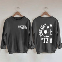 Personalized Soccer Mom Season Sweatshirt