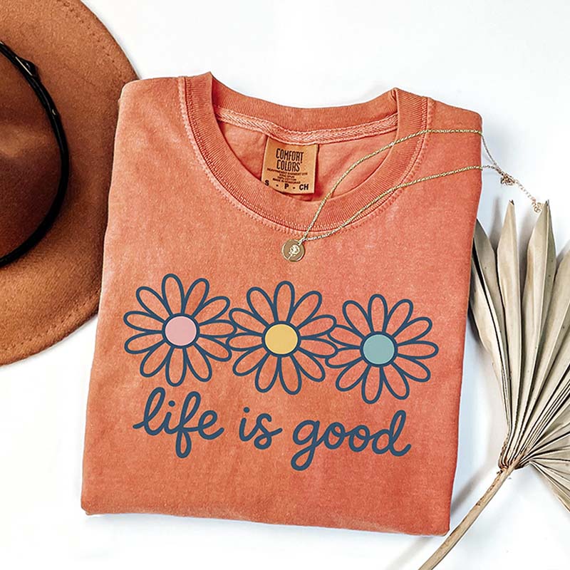 Life Is Good Daisy T-Shirt