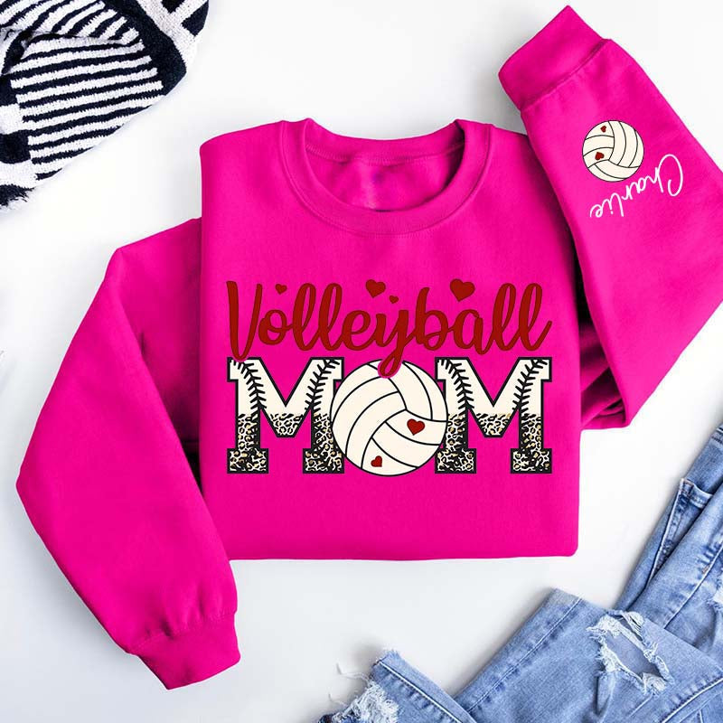 Custom Volleyball Mom Love Sweatshirt