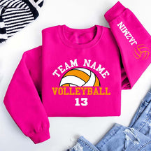 Customized Volleyball Mom Era Sweatshirt