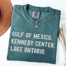 Gulf of Mexico Kennedy Center Lake Ontario T-Shirt